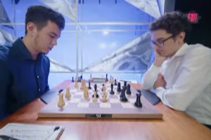 Caruana beat Abdusattorov in Round 4. Photo &copy; 