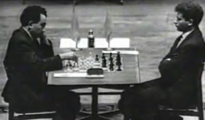 Petrosian losing his title to Spassy in 1969. 