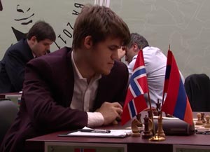 Magnus Carlsen is top seed in London. Photo © 