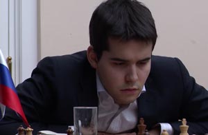 Ian Nepomniachtchi beat Vladimir Kramnik in Round 1. Photo © 