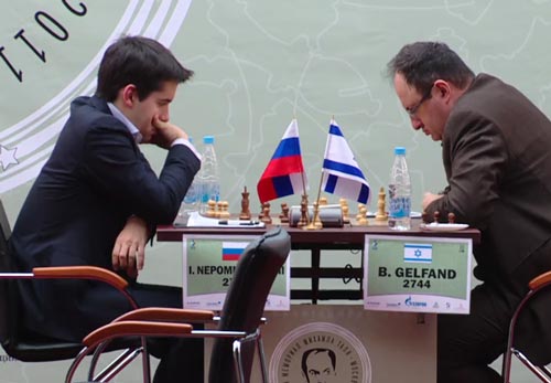 Ian Nepomniachtchi against Boris Gelfand