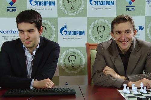 Sergey Karjakin against Ian Nepomniachtchi