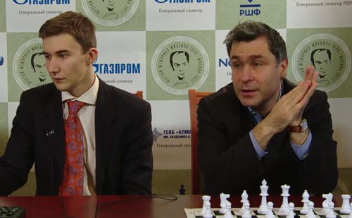 Sergey Karjakin against Vassily Ivanchuk