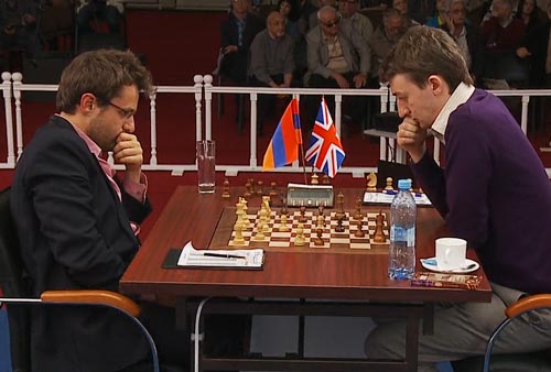 Levon Aronian and Luke McShane