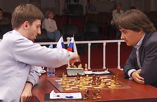 Alexander Grischuk against Alexander Morozevich