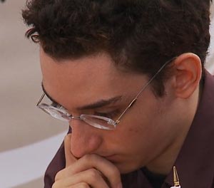 Fabiano Caruana was the only winner in round 4. Photo © 