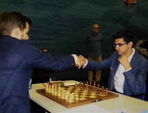 Carlsen, Magnus (NOR) Vs Firouzja, Alireza (FID), Round 01, Tata