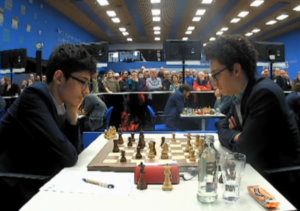 Alireza Firouzja was beaten by Fabiano Caruana in Round 10. Photo © 