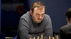 Shakhriyar Mamedyarov won in Round 8 to move into the joint lead with Carlsen. Photo © 