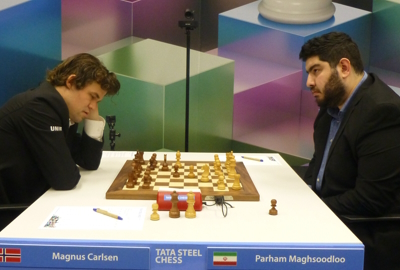 Carlsen moves closer to the leader after 10 rounds of the Tata Steel  Masters