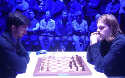 Replying to @High IQ Chess Magnus Vs Abdusattorov The Game That