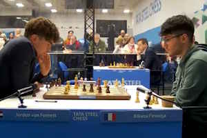 Max Warmadam was beaten by Alireza Firouzja in Round 1. Photo © 