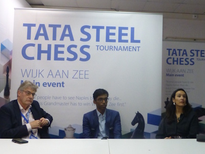 Final Press Conference Tata Steel 2025 Photo © Michiel Abeln.