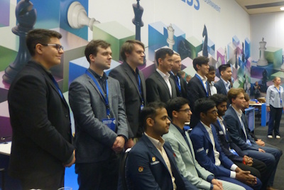 Tata Steel Masters 2026 field. Photo &copy; Michiel Abeln.