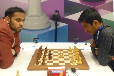 Tata Steel Round 8 Aravindh-Erigaisi Photo &copy; Michiel Abeln.