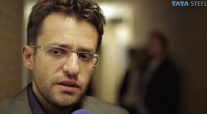 Levon Aronian after winning the Tata Steel Chess tournament. Photo © 