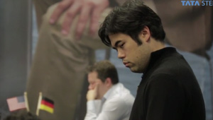 Hikaru Nakamura during round 1. Photo © 