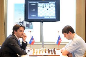 Morozevich against Svidler. Photo © 