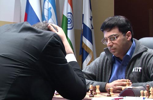 Boris Gelfand and Viswanathan Anand