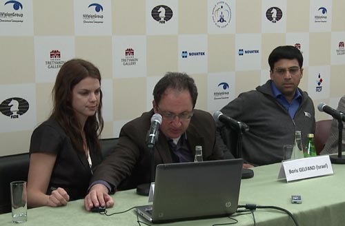 The Gelfand-Anand Press Conference for game 4