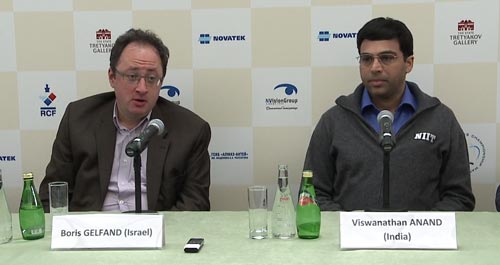 Gelfand - Anand Game 6 Press Conference