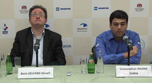 Boris Gelfand and Viswanathan Anand