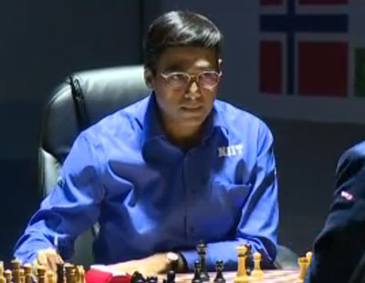 Anand after resigning the games.