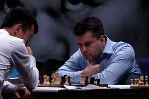 Nepomniachtchi Inches Closer To World Championship Title After 82-Move Draw  