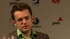 Aronian explains his draw in an 