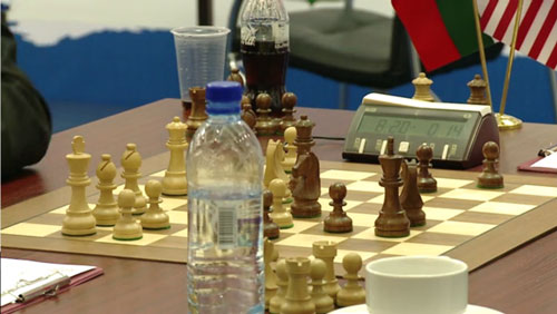 Gata Kamsky's time after playing 37...g5