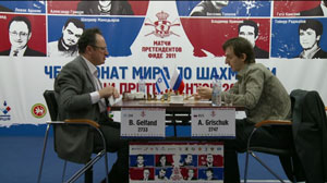 Gelfand and Grischuk draw game 2.