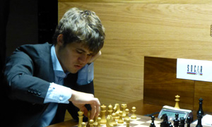 You absolute horrible person! Peter Svidler plays Magnus Carlsen