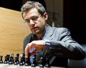 Levon Aronian was happy to have started with 2.5/3. Photo © Ray Morris-Hill.