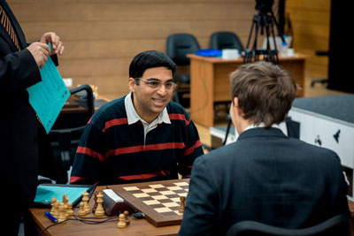 Viswanathan Anand draws with Svidler; Sergey Karjakin new challenger