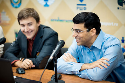 Karjakin and Anand