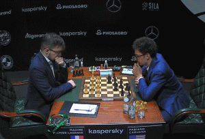 Vachier-Lagrave vs Caruana Candidates Round 1