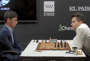 Alireza Firouzja vs Richard Rapport: FIDE Candidates 2022, Madrid ESP 