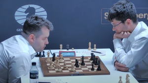 Alireza Firouzja vs Richard Rapport: FIDE Candidates 2022, Madrid ESP 