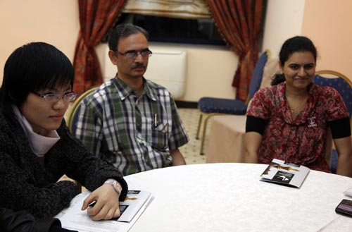 Technical Meeting for the match between Hou Yifan and Humpy Koneru