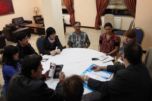 Technical Meeting for the match between Hou Yifan and Humpy Koneru