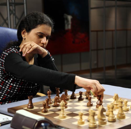 Humpy Koneru in Round 4.