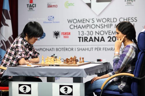 Humpy Koneru against Hou Yifan