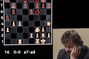 Hort playing against Gligoric on the Master Game.