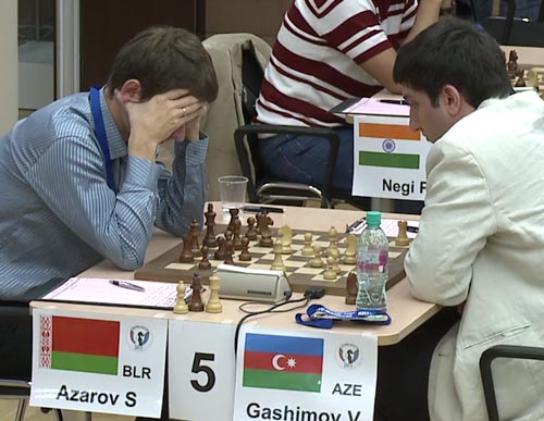 Sergei Azarov was well beaten by Vugar Gashimov