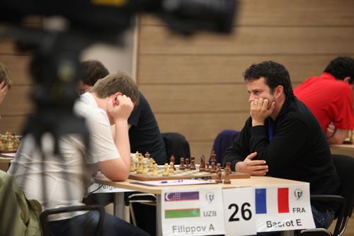 Filippov beats Bacrot in surprise of World Cup Round 2.1