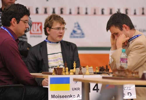 Alexander Moiseenko against David Navara