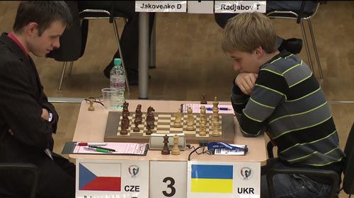 David Navara against Yaroslav Zherebukh