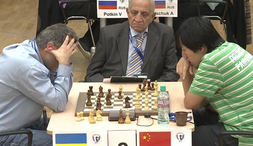 Vassily Ivanchuk against Bu Xiangzhi