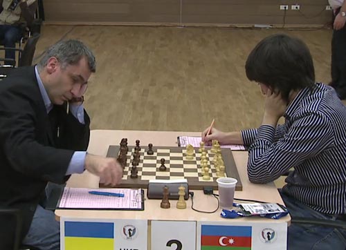 Vassily Ivanchuk against Teimour Radjabov