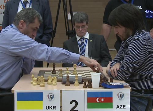 Vassily Ivanchuk beat Teimour Radjabov in 2nd Rapid Game